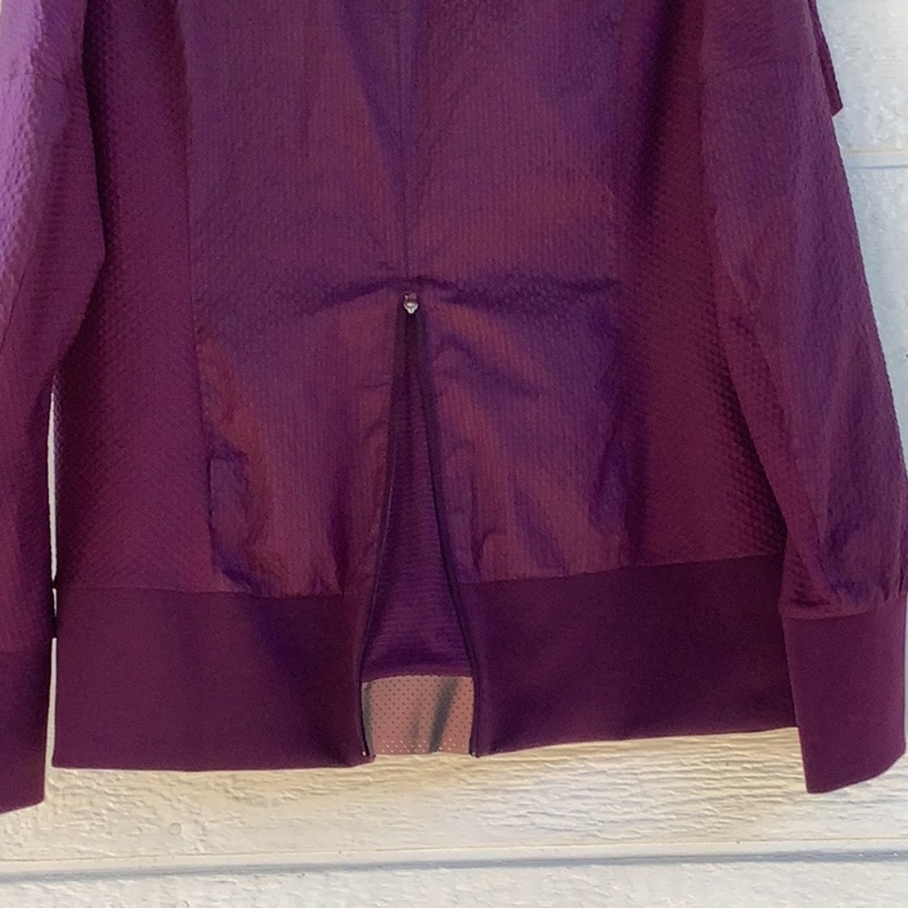 Adidas Running Wind Jacket Medium Plum - image 7